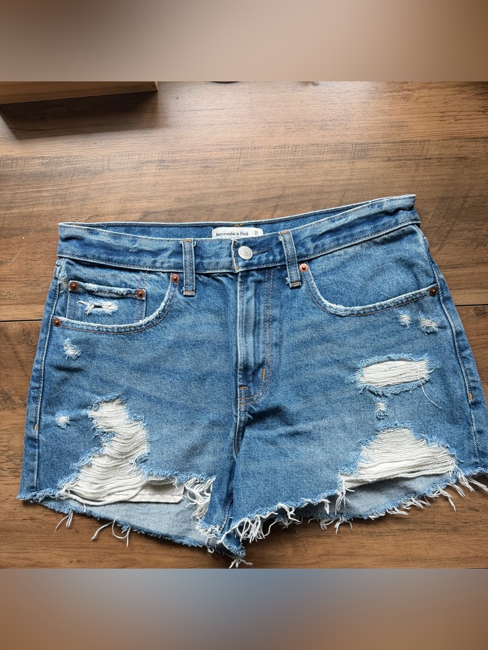 Abercrombie & Fitch Mid-Rise “The Boyfriend Shorts”